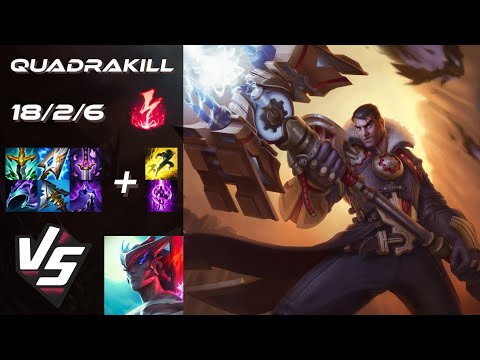MID Jayce vs Yone [QUADRAKILL] - NA Challenger Patch 14.23