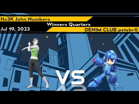 Xeno302 W.Quarters - John Numbers (Wii Fit Trainer) vs petebr0 (Megaman) - Smash Ultimate