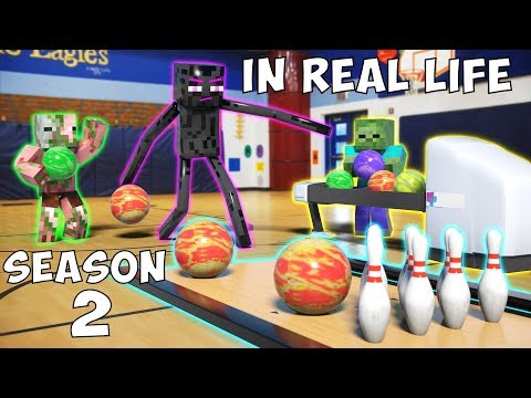 Monster School in Real Life Season 2: Bowling | Basketball | Soccer | Racecar Driving