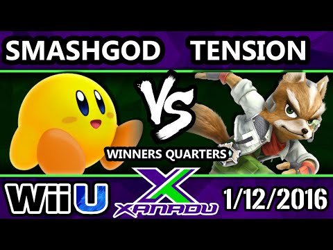 S@X 132 - HE | SmashGOD (Kirby) Vs. ARC | Tension (Fox) SSB4 WQ - Smash Wii U - Smash 4