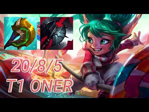 T1 Oner Poppy Jungle VS Nocturne | KR Challenger Patch 13.16