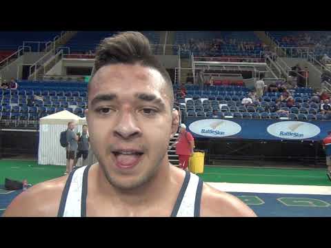 Jace Luchau (CA) after USMC Junior Freestyle 152 Semifinals win