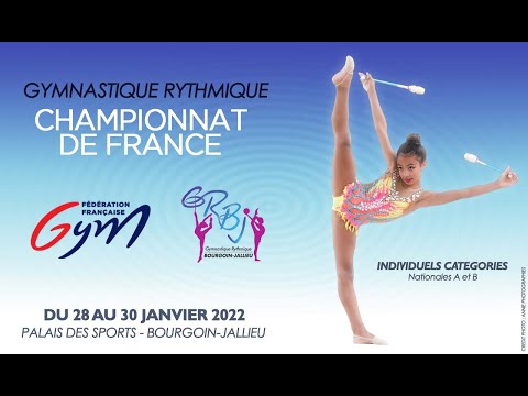 GR - Championnat de France individuel national A & B - BOURGOIN-JALLIEU - Dimanche 30 janvier 2022
