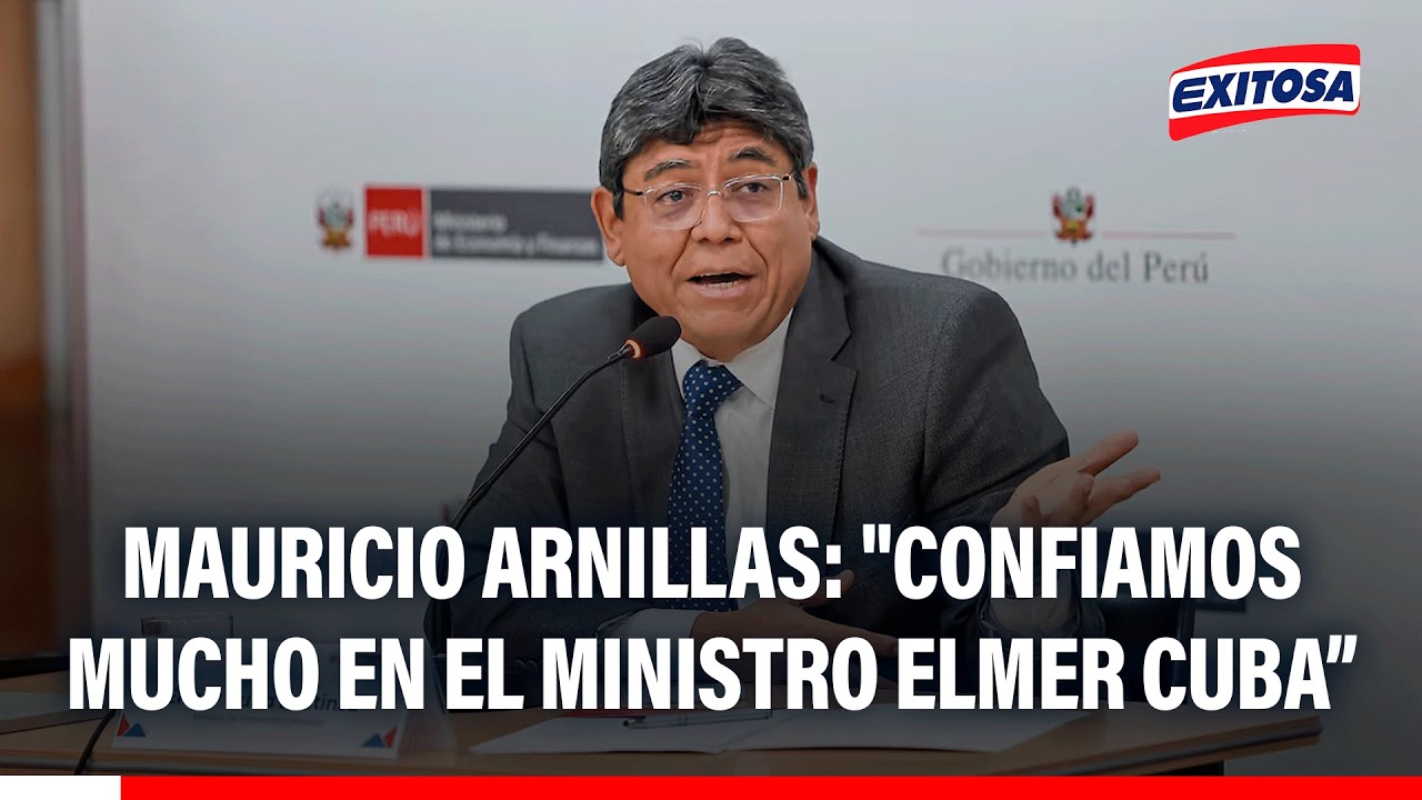 🔴🔵 Mauricio Arnillas: "Confiamos mucho en el ministro Elmer Cuba"