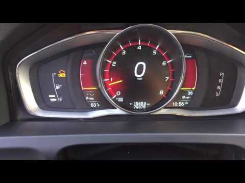 Volvo virtual display retrofitted to 2012 volvo s60 t5