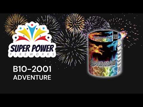 Wyrzutnia B10-2001 ADVENTURE - Fajerwerki - SUPER POWER