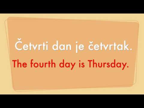 Lekcija 9 - Dani u tjednu (nauci-engleski.com)