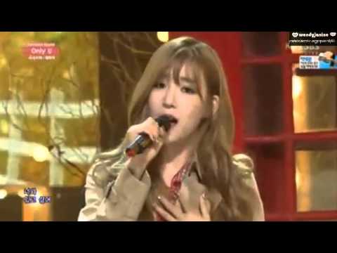 141005 Girls' Generation TTS - Only U @ Inkigayo (Comeback Stage)