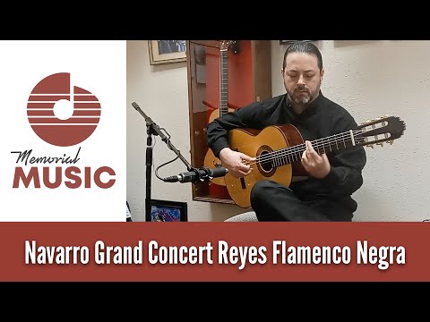 Brand New Francisco Navarro Reyes Model Grand Concert Flamenco Negra Guitar image 11