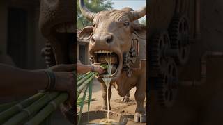 Download lagu Desi Jugaad Ka Kamaal 😲 | Bull Shape Gud Making Machine #shorts mp3