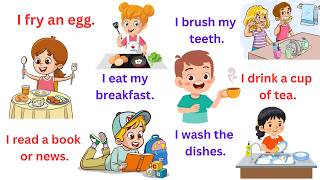 Speak English at Home | Daily Morning Routine Sentences | English Speaking Practice