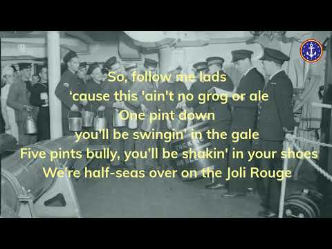 Joli Rouge - The Dreadnoughts (Lyrics)