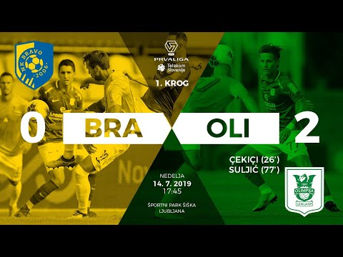 1.krog: Bravo - Olimpija 0:2 ; Prva liga Telekom Slovenije 2019/2020