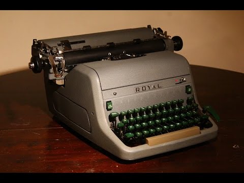 A Surviving Warrior: 1956 Royal HH Standard Typewriter