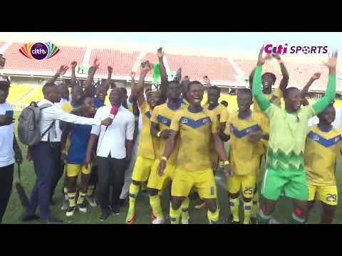 Tamale City FC celebrate qualification to betPawa GPL after draw with Ebusua Dwarfs