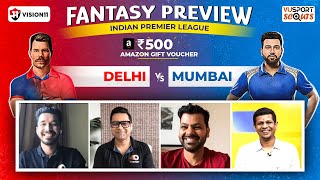 Delhi vs Mumbai Fantasy Cricket Prediction ft Aakash Chopra, Peeyush Sharma | #DCvsMI Fantasy Tips