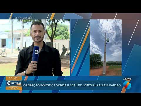 Polícia investiga possível esquema de venda ilegal de lotes rurais em Varjão