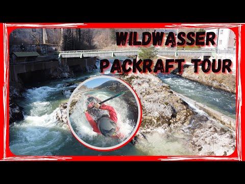 Packraft-Tour an der Traun || Wildwasser 2-3+ || Lauffen-Traunsee || Drohne+360° Kamera
