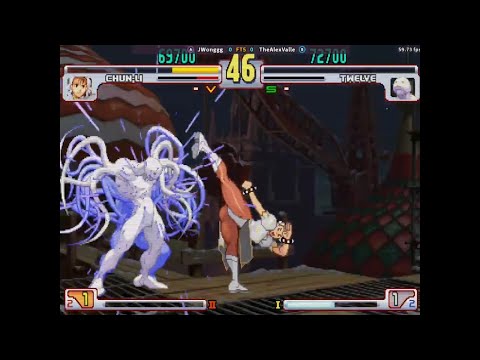 SFIII 3RD STRIKE: Justin Wong ( CHUN-LI ) VS Alex Valle ( TWELVE ) FIGHTCADE FT5 SET
