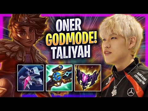 ONER LITERALLY GOD MODE WITH TALIYAH! - T1 Oner Plays Taliyah JUNGLE vs Fiddlesticks! | Season 2024
