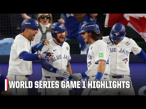 Dodgers vs. Blue Jays Game 1 Highlights ⚾ Toronto wins behind 9-run 6th inning | ESPN MLB