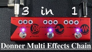 Video thumbnail for Donner Pedal Review - The Alpha Force!! by Matt The Riff Master