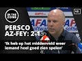 Feyenoord geeft titelstrijd op na frustrerende middag bij AZ
