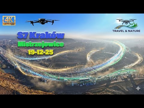 Budowa #S7 #Widoma #Kraków Mistrzejowice 19 grudnia. Czy otwarcje już przed świętami???