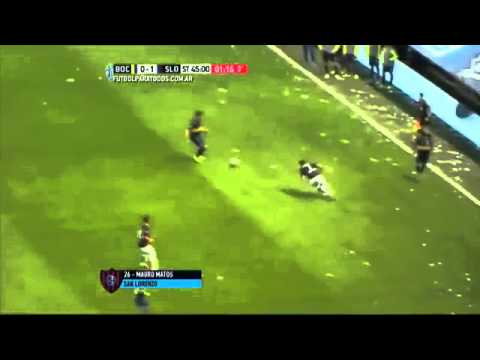 Boca 0 San Lorenzo 1 Gol Mauro Matos