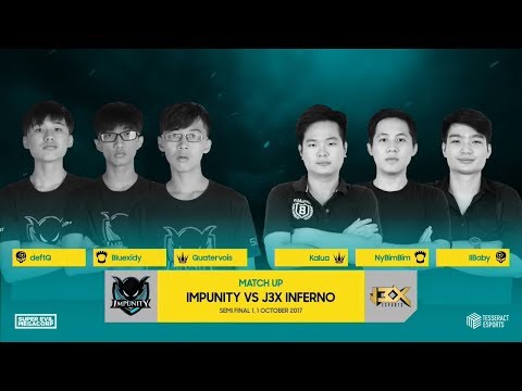 J3X Infenro vs Impunity   Semi Finals 1   SEA Vainglory 8 Autumn Season S1W1