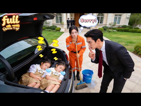 Twin Daughters Of A Poor Cleaner Slept In CEO’s Trunk—He Found They Were His Kids&Took Home Spoiled!