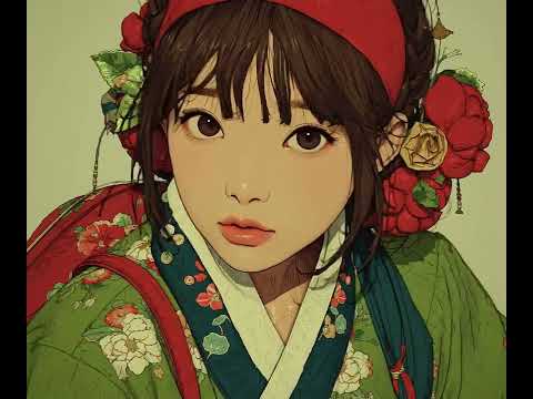 🌸 Kpop Idol Girl in Hanbok ✨ | Korean Fantasy Stage 🎶 (Like & Subscribe 💖)👑 Korean Hanbok Meets Kpop