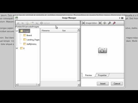 22. Uploading Images - DNN Video Tutorial - Emolden