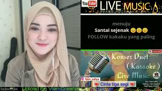 Download lagu Cinta tiga segi, Duet  Karaoke  With Fatin AF5 mp3