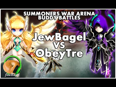 SUMMONERS WAR : Arena Buddy Battles VS ObeyTre & Fermion The Dark Archangel