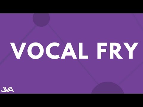 VOCAL FRY - VOCAL EXERCISE