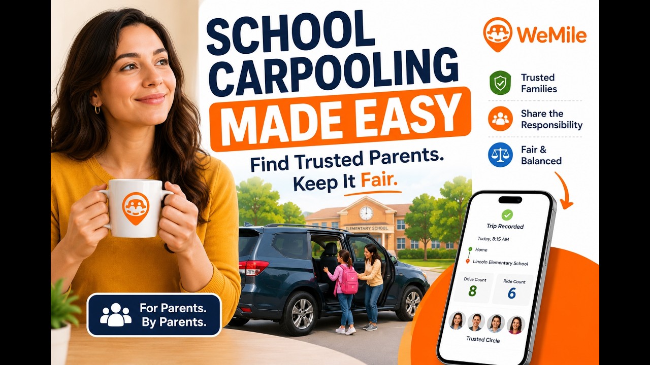 Meet Sara: How One Mom Simplified School Carpooling — WeMile K12 video thumbnail