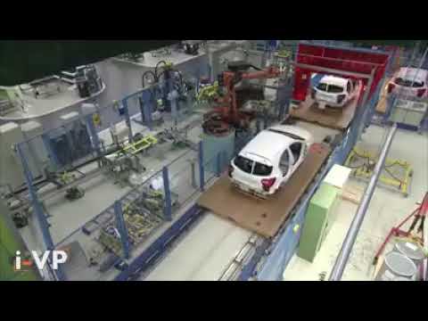 Production of Mercedes Benz GLA at the Mercedes Benz factory in Germany
