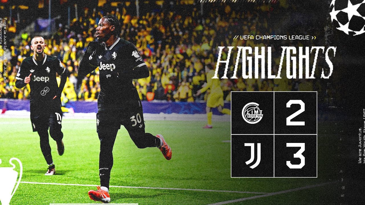 FK Bodø/Glimt 2 - 3 Juventus FC highlights
