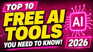 Top 10 Best FREE AI TOOLS You NEED to Know About! (2026)