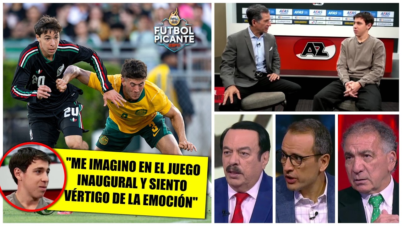 IMPERDIBLE La emoción de MATEO CHÁVEZ y su sueño de jugar el MUNDIAL con MÉXICO | Futbol Picante