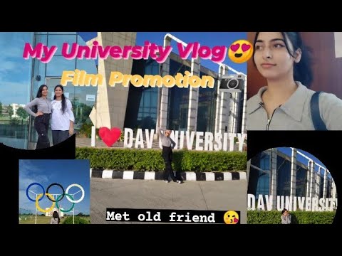 Vlog of My University: DAV University Jalandhar | I went to my University #davuniversityjalandhar