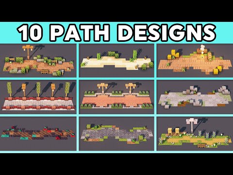 Top 10 Insane Minecraft Path Designs for Cryptozoology!