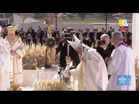 Messe du Pape au Sanctuaire national de Šaštin en Slovaquie