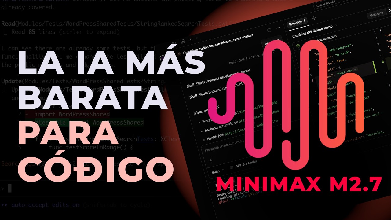 Minimax M2.7 + OpenCode: Multiagentes + Código Ilimitado por Muy Poco Dinero