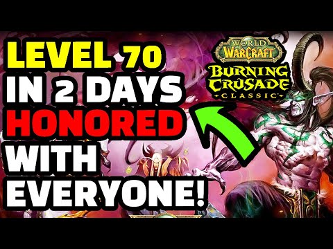 The MOST EFFICIENT way to level to 70 in The Burning Crusade Classic WoW