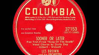 1946 Les Brown - Sooner Or Later (Doris Day, vocal)