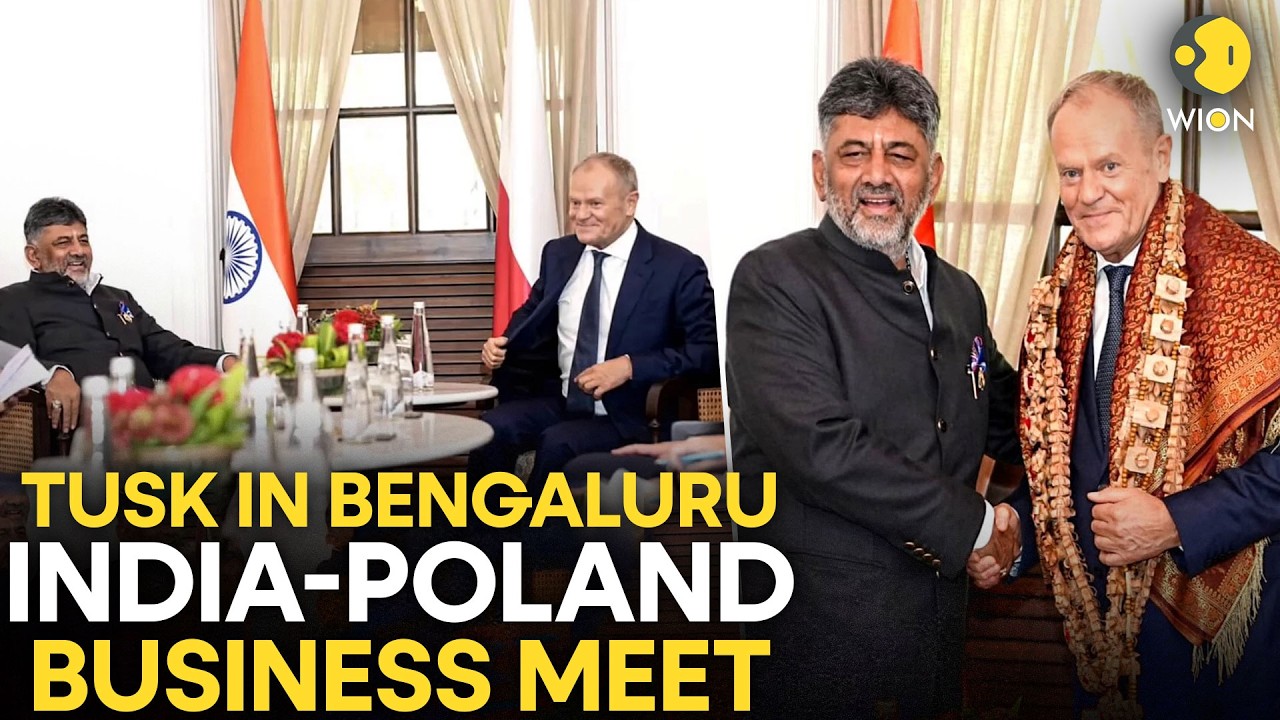LIVE: Polish PM Donald Tusk, DK Shivakumar Attend India-Poland Business Meet in Bengaluru | WION