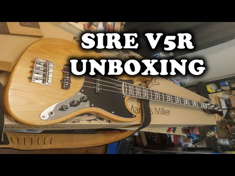 Sire V5R Marcus Miller 4-string bass unboxing