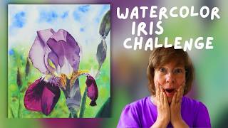 Watercolor Iris Painting That Will Take Your Breath Away